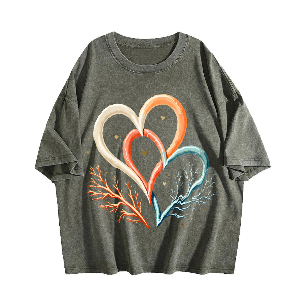 Revival Enthusiast With Hand-drawn Interlocking Hearts product image 4