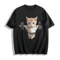 Funny Sam Sulek Cat Gym Meme Cotton T-Shirt product image 1