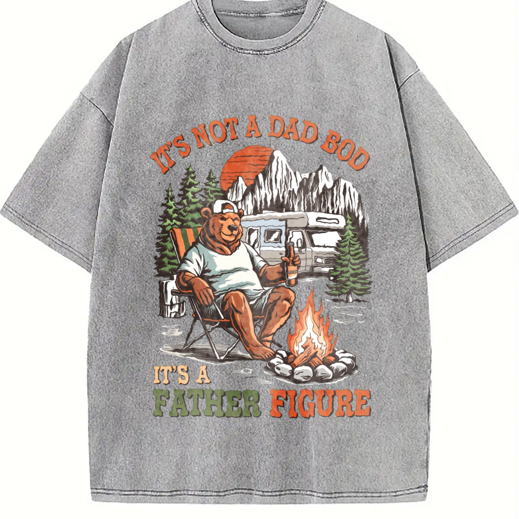 Funny Dad Vintage Washed T-Shirt product image 5