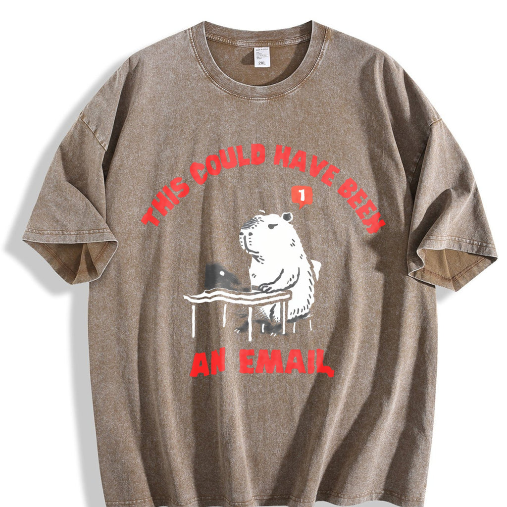 This Could Have Been an Email Owl Vintage Washed T-Shirt product image 3
