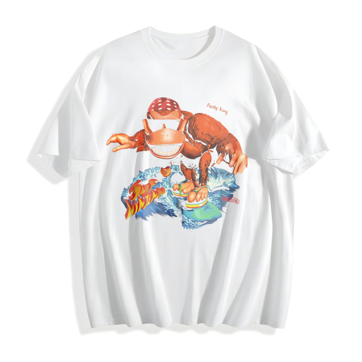 Funky Kong Surf Cotton T-Shirt product image 2