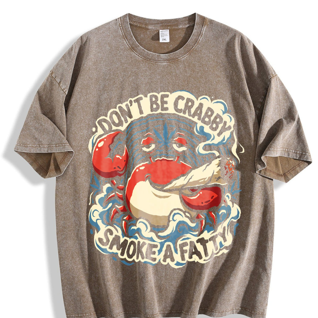 Y2K 100 Boxy Aesthetic Summer Vibes Vintage Washed T-Shirt product image 3