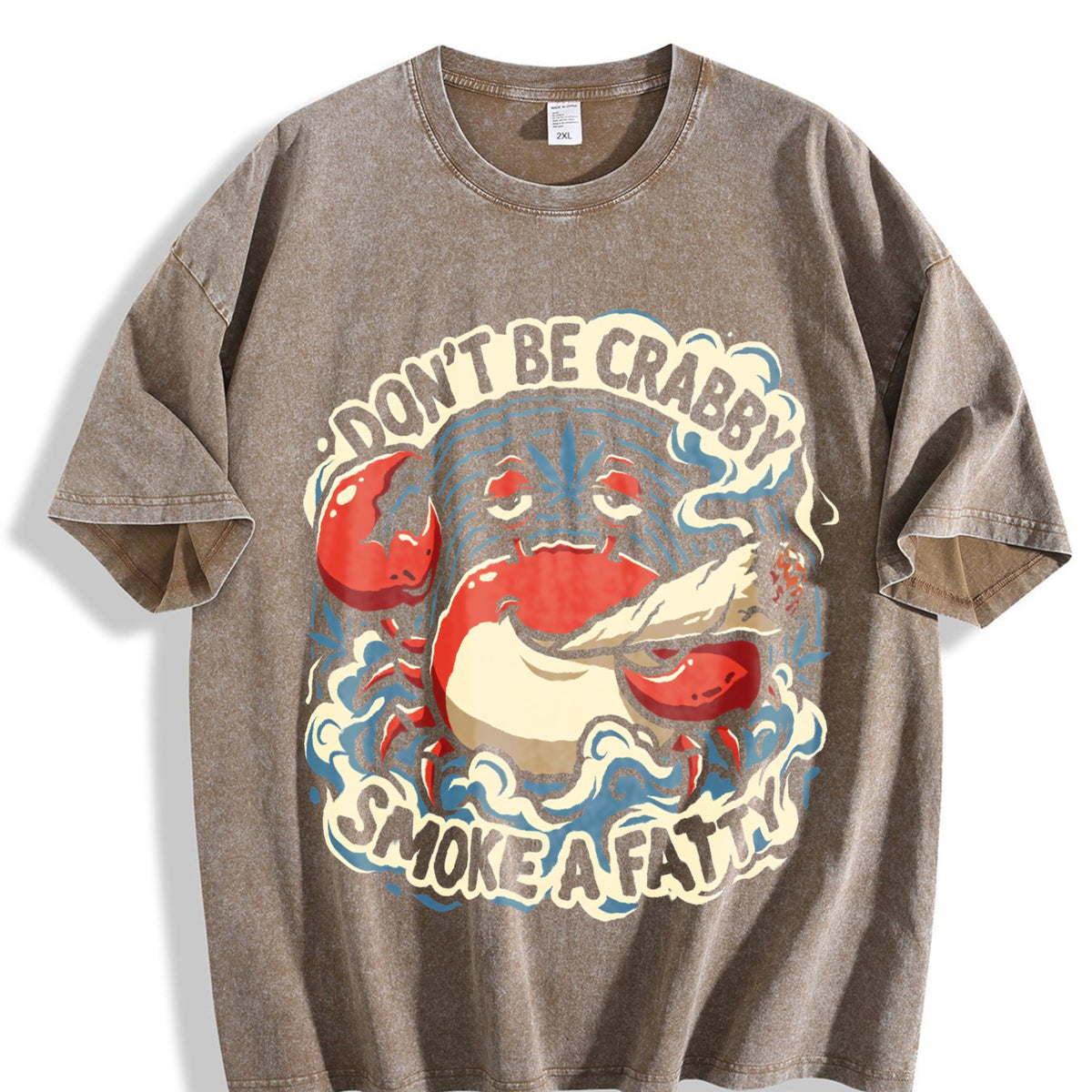 Y2K 100 Boxy Aesthetic Summer Vibes Vintage Washed T-Shirt product image 3
