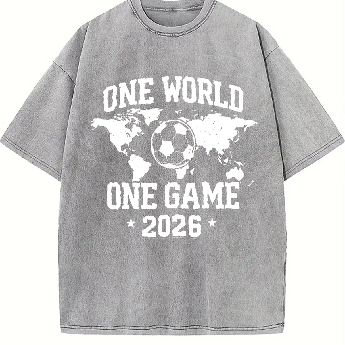 Global Soccer Fan Vintage Washed T-Shirt product image 5