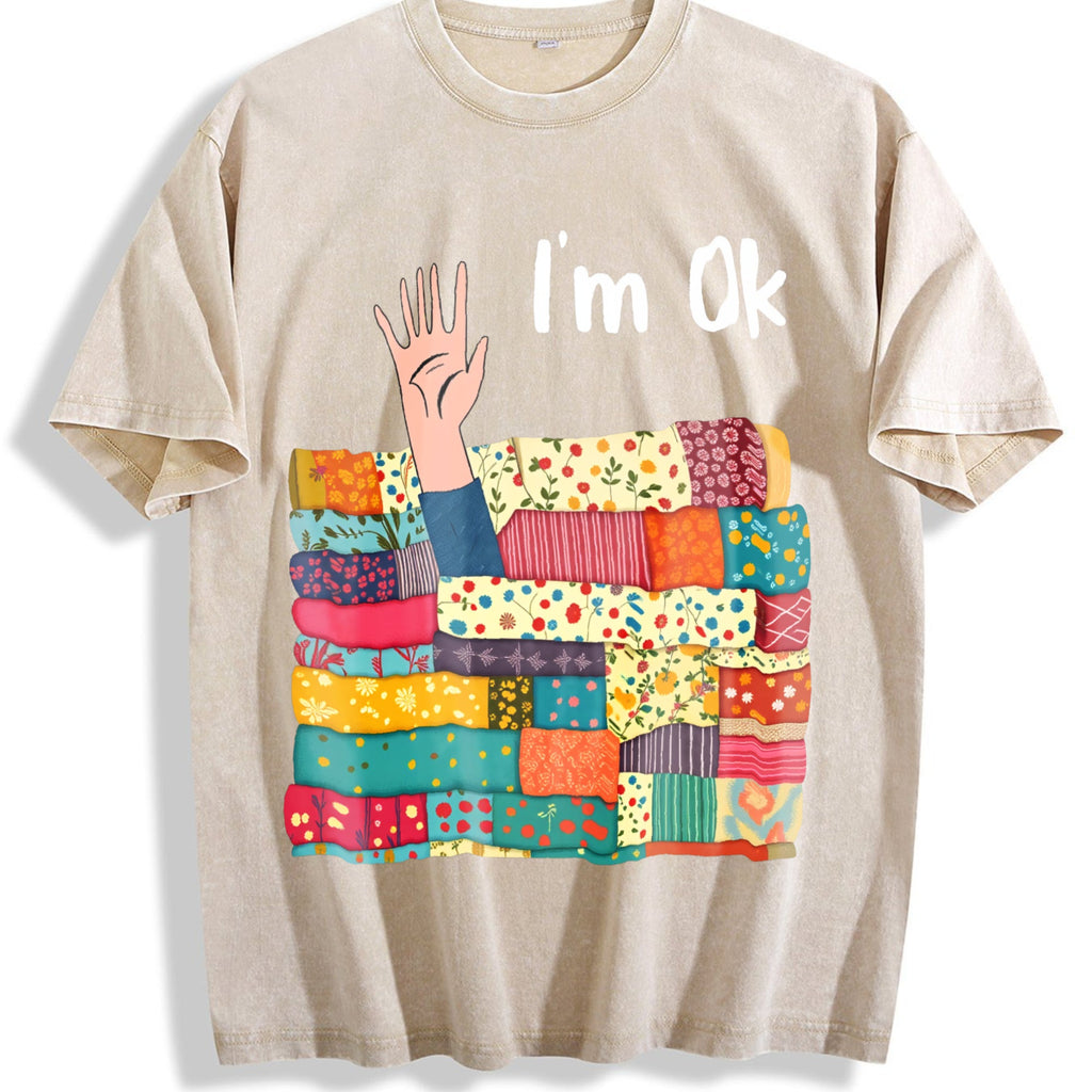 Funny Sewing Vintage Washed T-Shirt product image 1