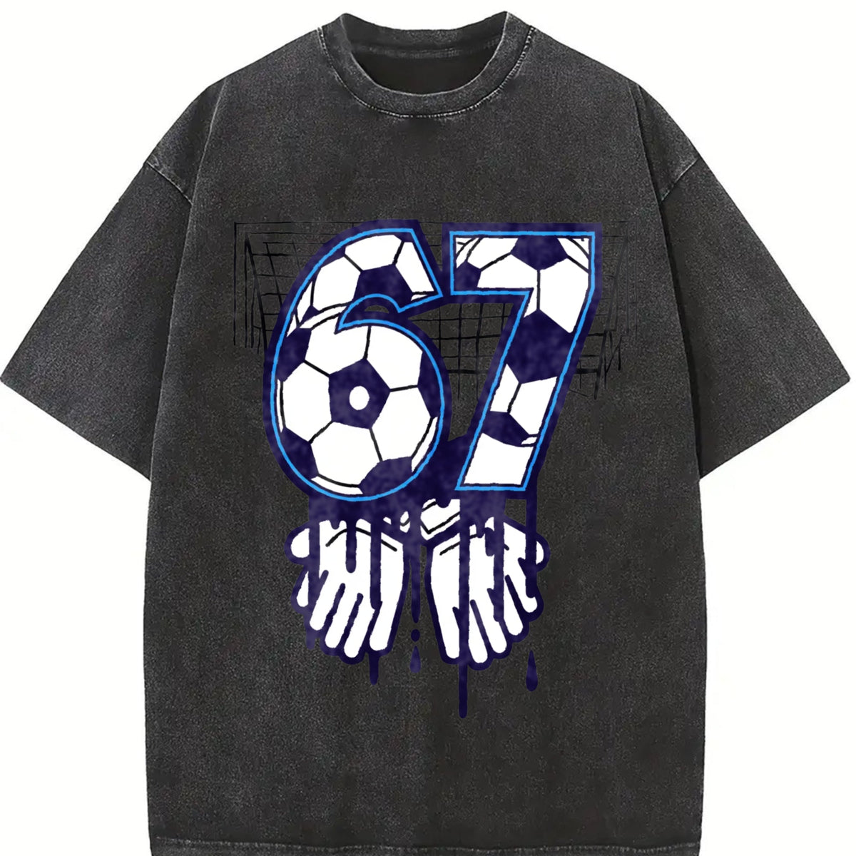 Global Soccer Fan Vintage Washed T-Shirt product image 2