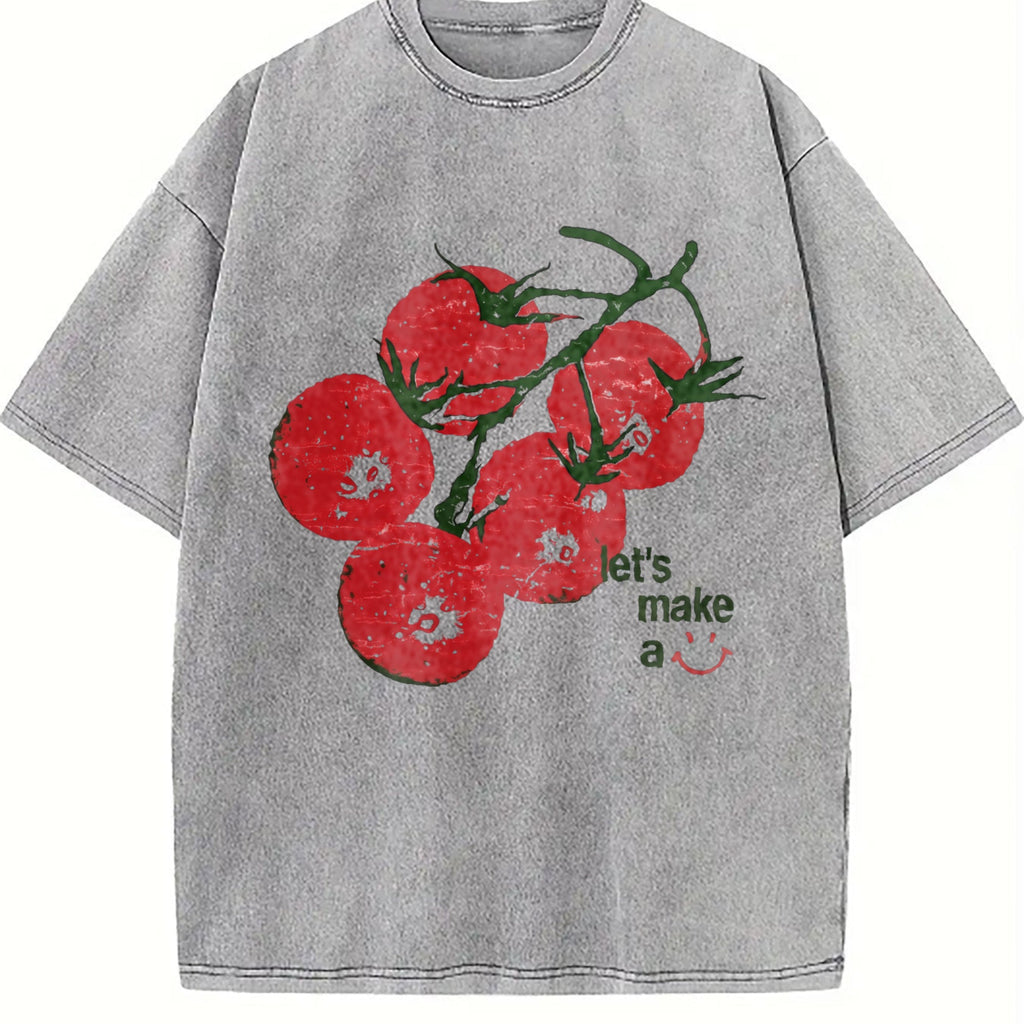 Y2K Tomato Vintage Washed T-Shirt product image 5