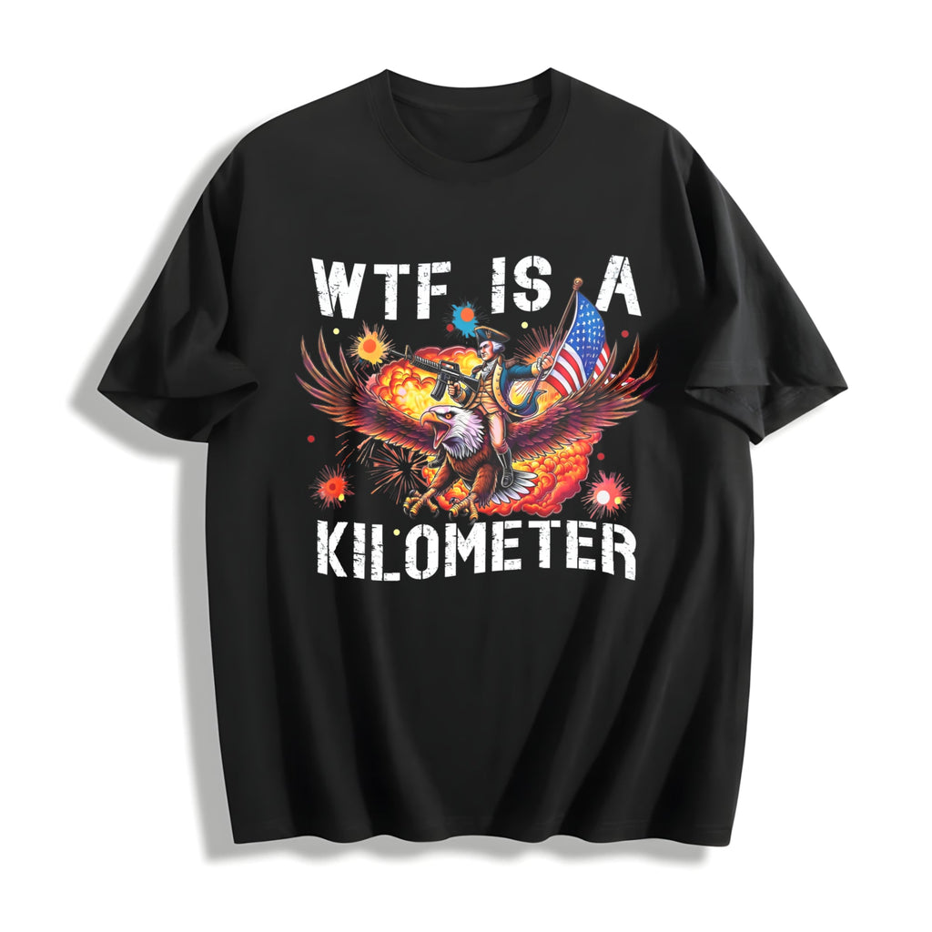 WTF Is A Kilometer Cotton T-Shirt product image 1