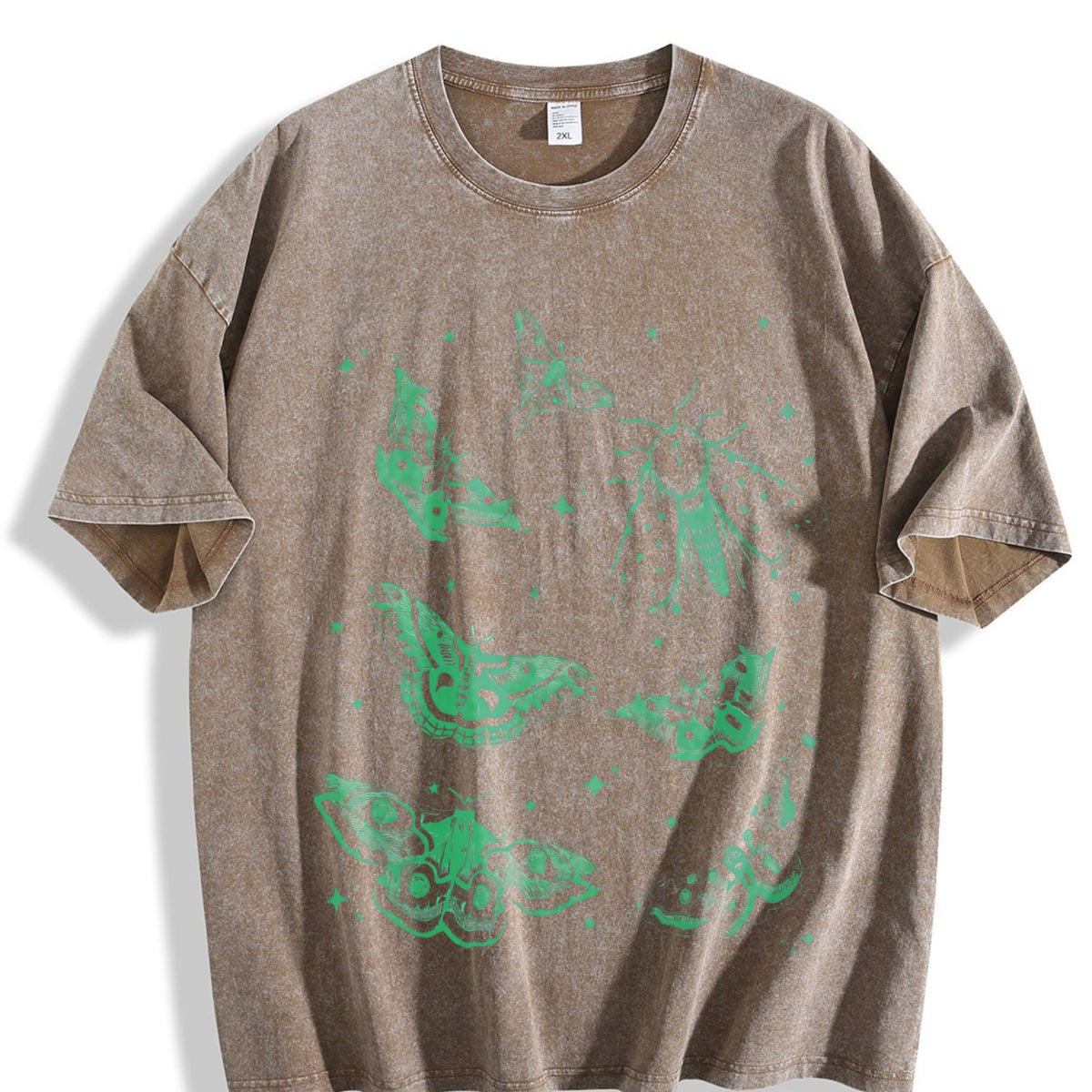 Moth Tattoo Vintage Washed T-Shirt product image 3