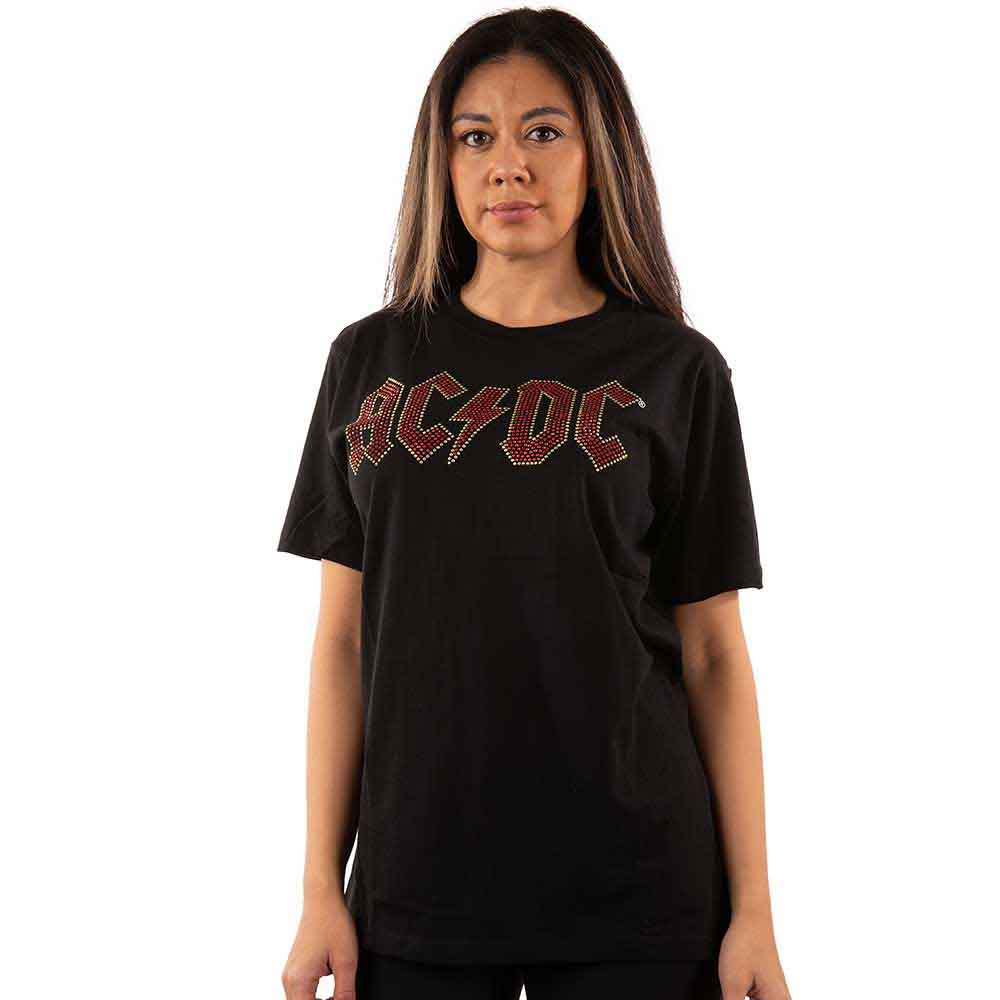 AC/DC Full Colour Diamante T Shirt product image 1
