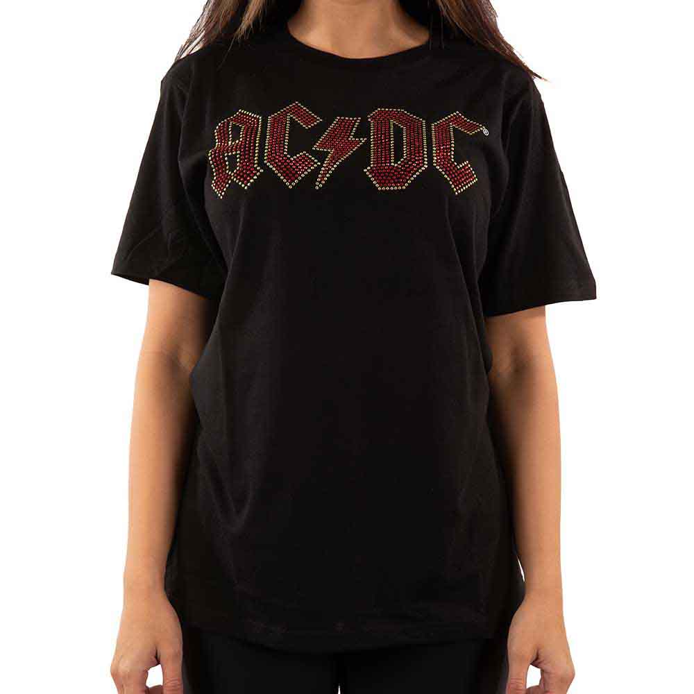 AC/DC Full Colour Diamante T Shirt product image 2