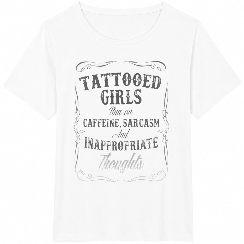 Tattooed Girls Run On Caffeine Sarcasm And Inappropriate product image 2