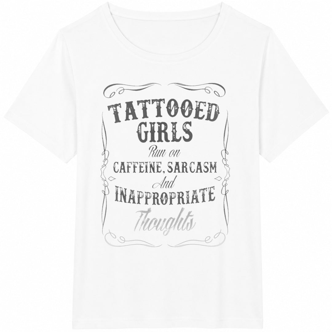 Tattooed Girls Run On Caffeine Sarcasm And Inappropriate product image 2