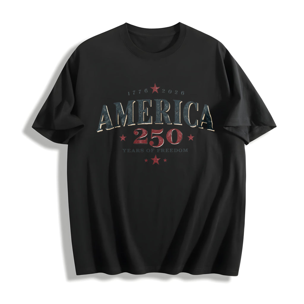 America 250th Birthday Cotton T-Shirt product image 1