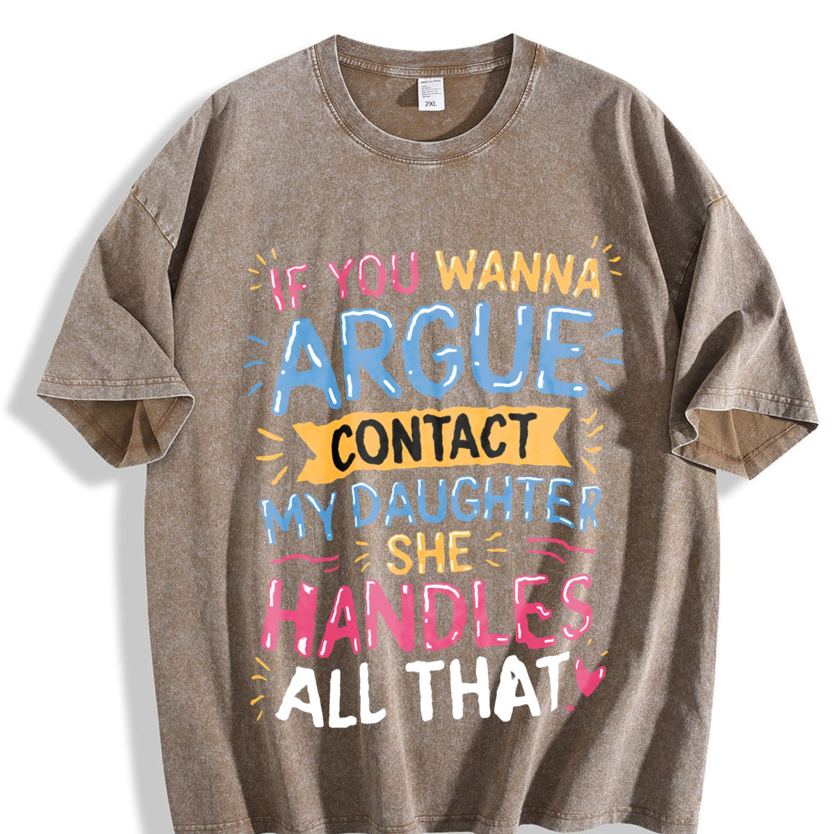 Any Disputes Vintage Washed T-Shirt product image 3