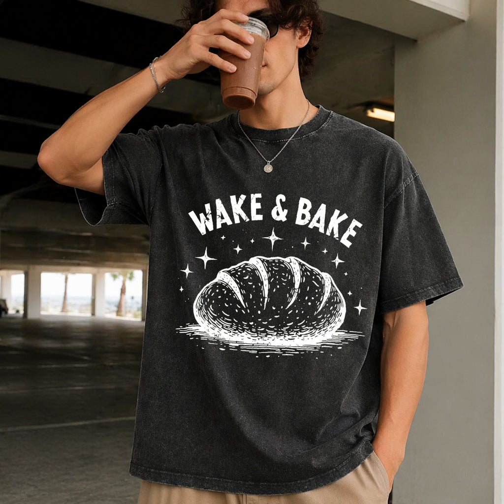 Wake And Bake Vintage Washed T-Shirt product image 2