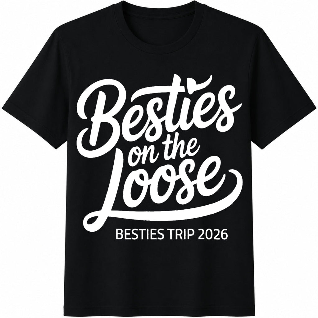 Besties On The Trip 2026 Cotton T-Shirt product image 1
