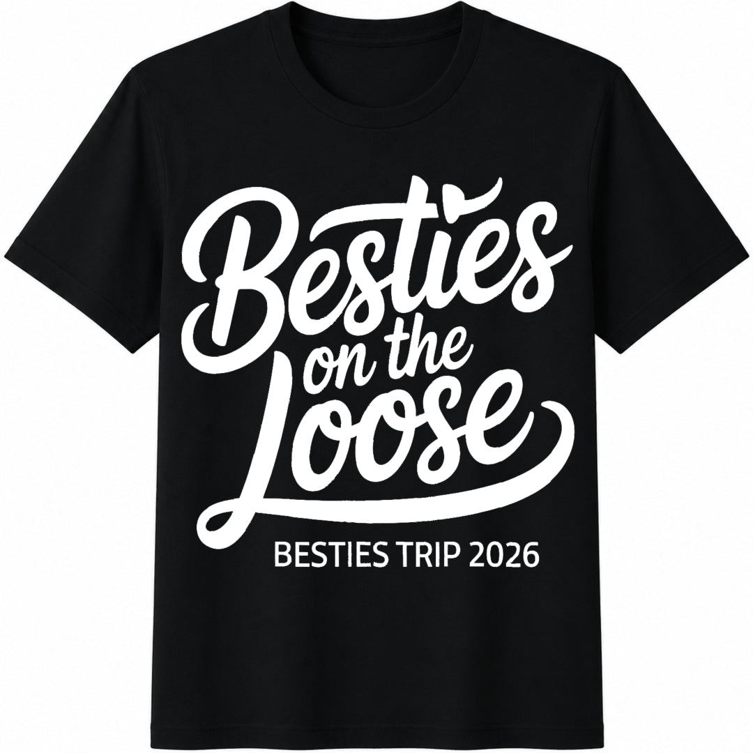 Besties On The Trip 2026 Cotton T-Shirt product image 1