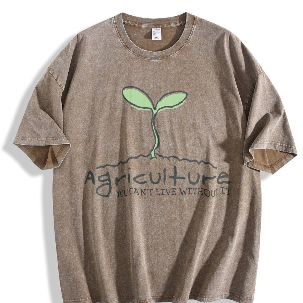 Agriculture You Can't Live Without It Vintage Washed T-Shirt product image 3