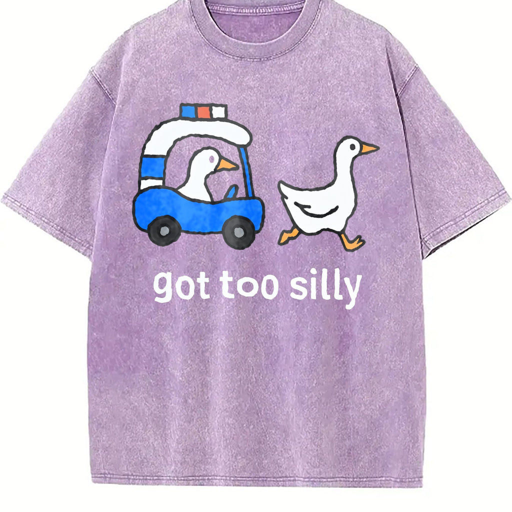 100 Silly Goose Police Chase Got Too Meme Funny Vintage product image 6