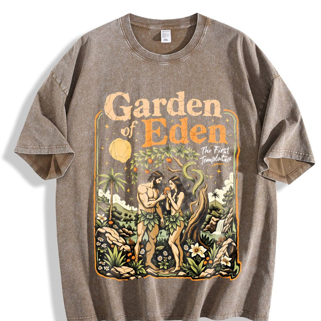 Garden Of Eden Christian Bible Story Adam Eve Vintage product image 3