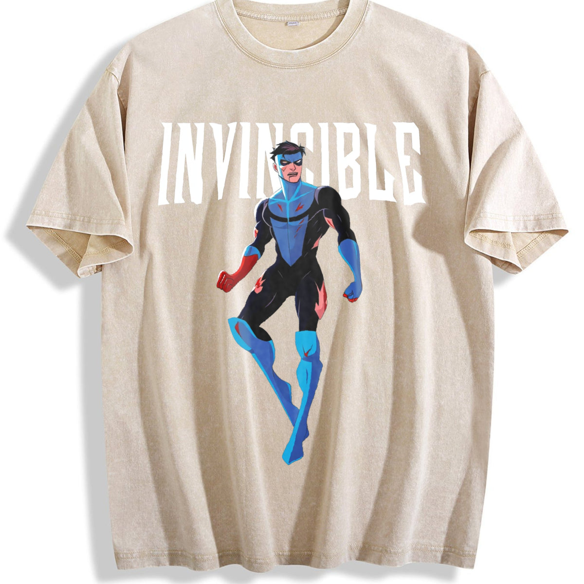 Black Invincible Mark Grayson Vintage Washed T-Shirt product image 1