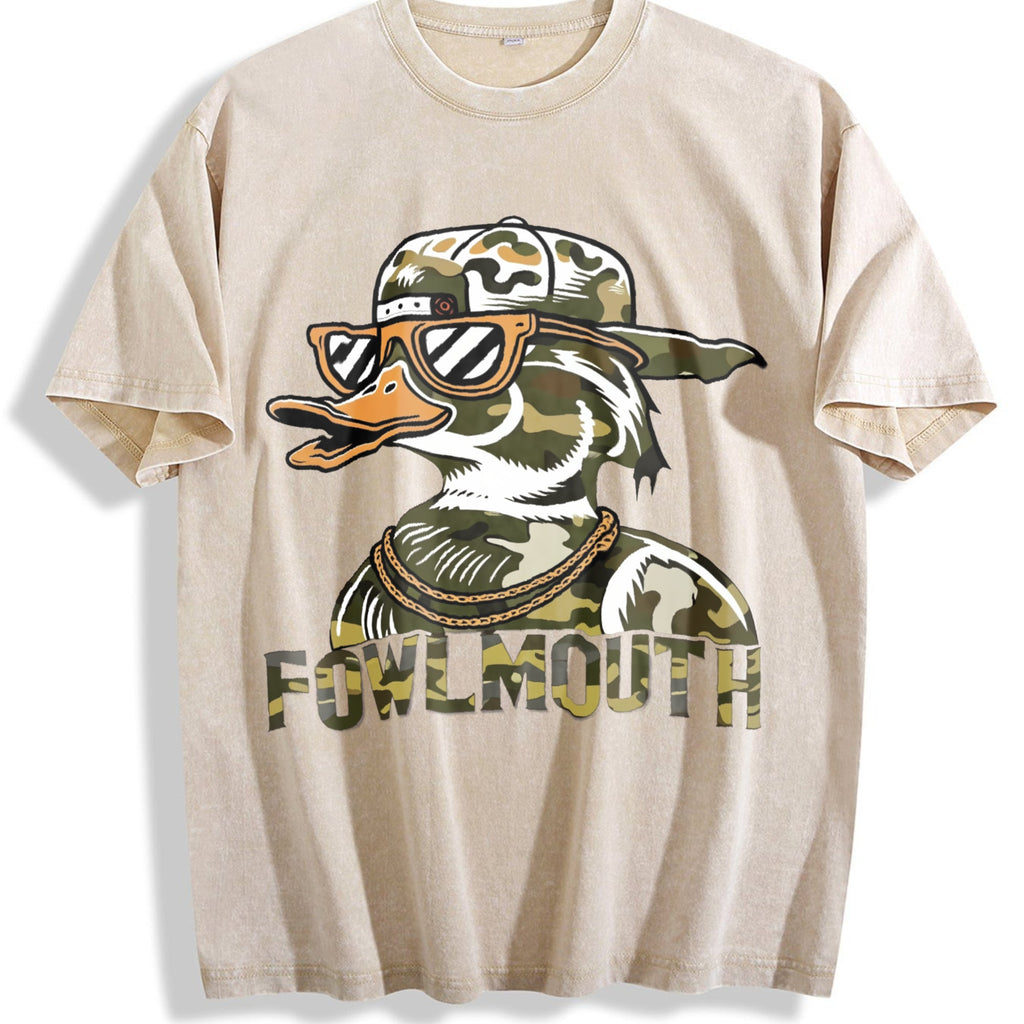 Camo Cool Duck Fowlmouth Muscle Vintage Washed T-Shirt product image 1