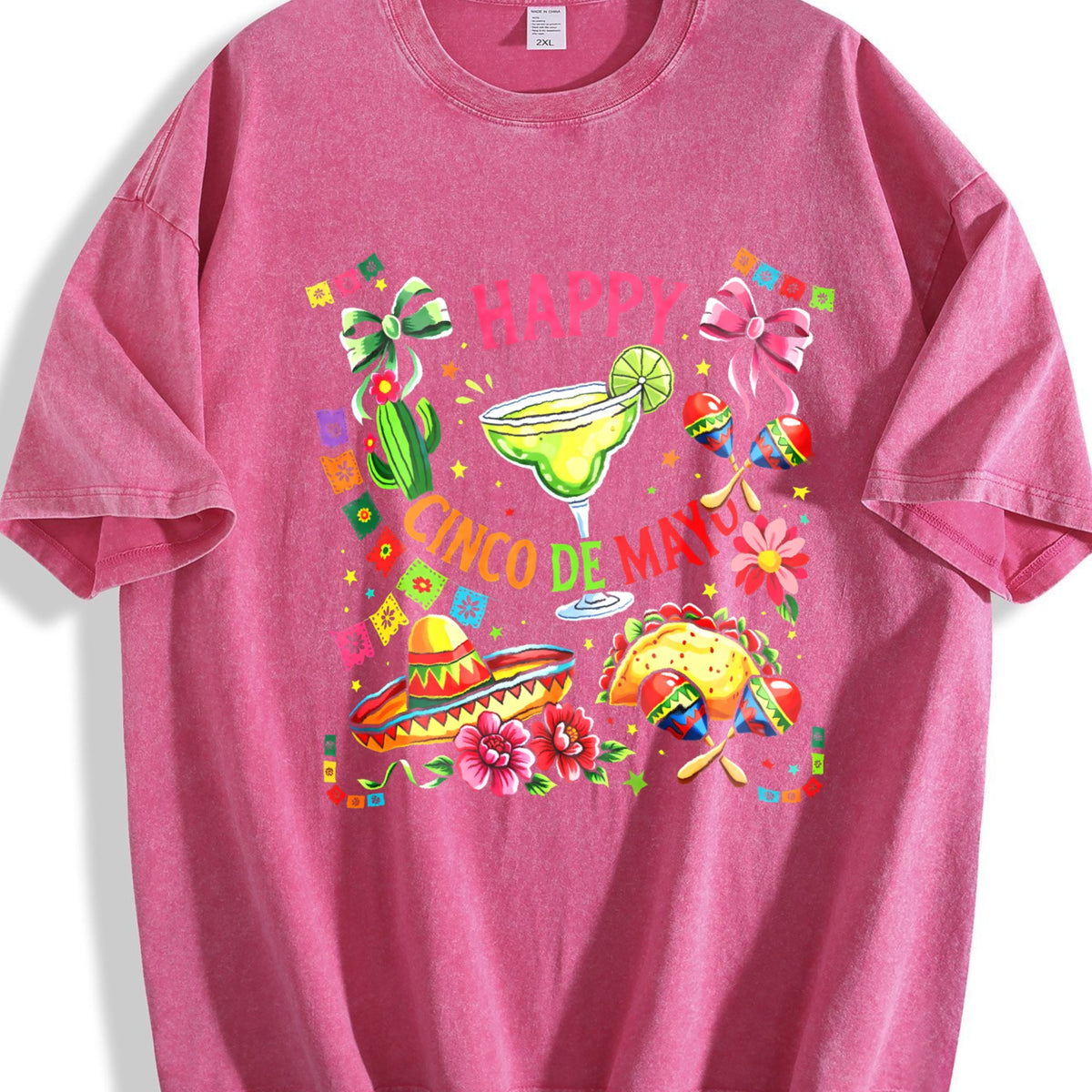 Cinco De Mayo Y2K 100 Boxy Aesthetic Summer Vibes Vintage product image 7