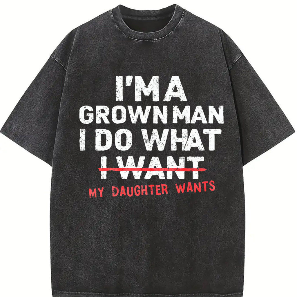 Funny Dad Father I'm A Grown Man I Do What My Daughter product image 2
