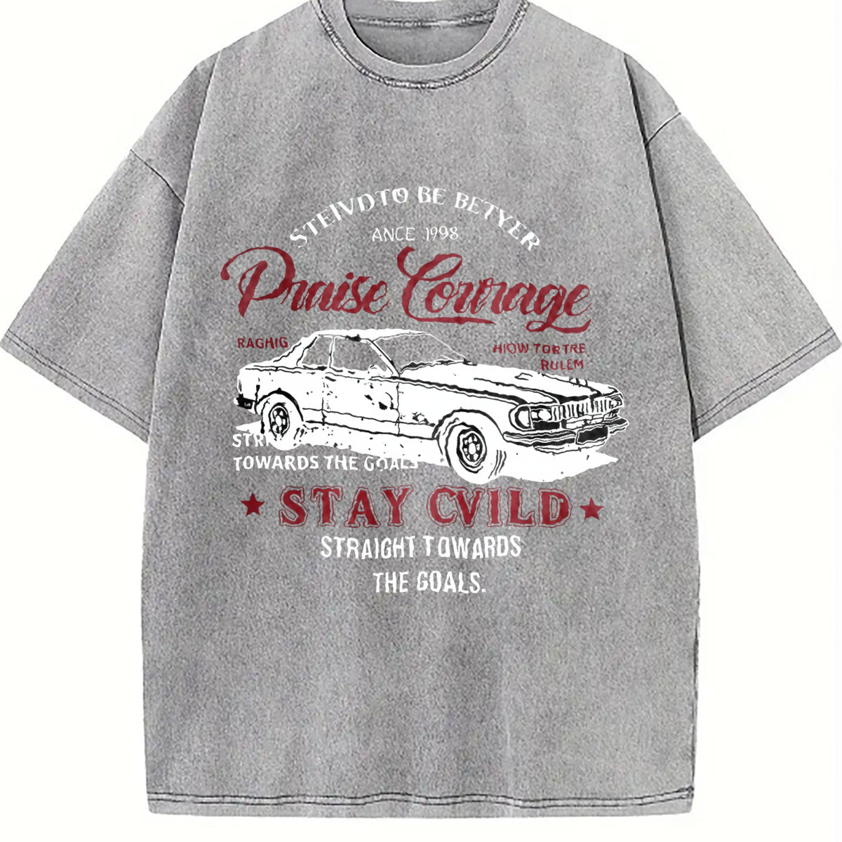 Race Car Praise Courage Stay Wild Racing Letter White product image 5