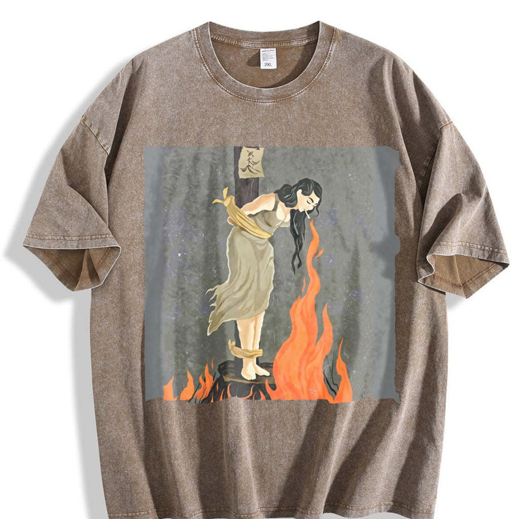 Keep Calm Dark Vintage Washed T-Shirt product image 3