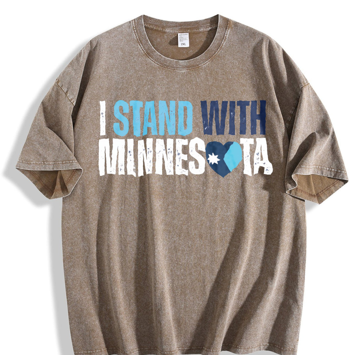 I Stand With Minnesota Vintage Washed T-Shirt product image 3