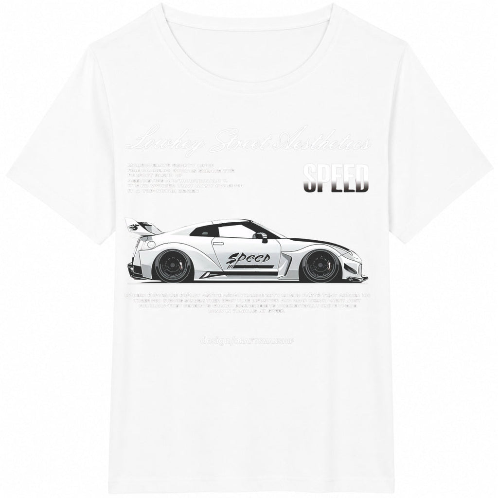 Shein Slogan & Car Cotton T-Shirt product image 2