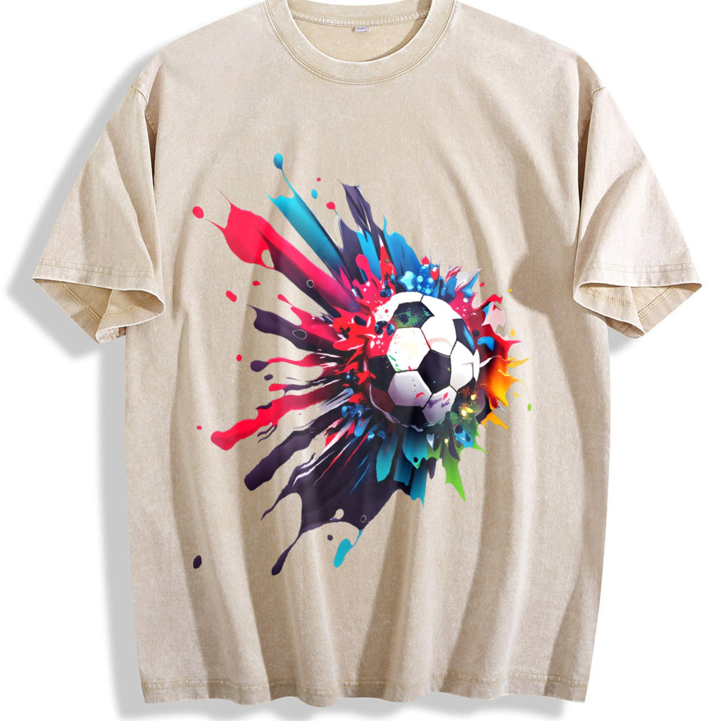 Global Soccer Fan Vintage Washed T-Shirt product image 1