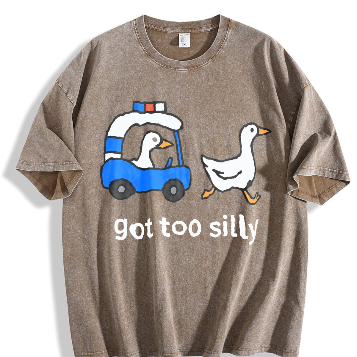 100 Silly Goose Police Chase Got Too Meme Funny Vintage product image 3