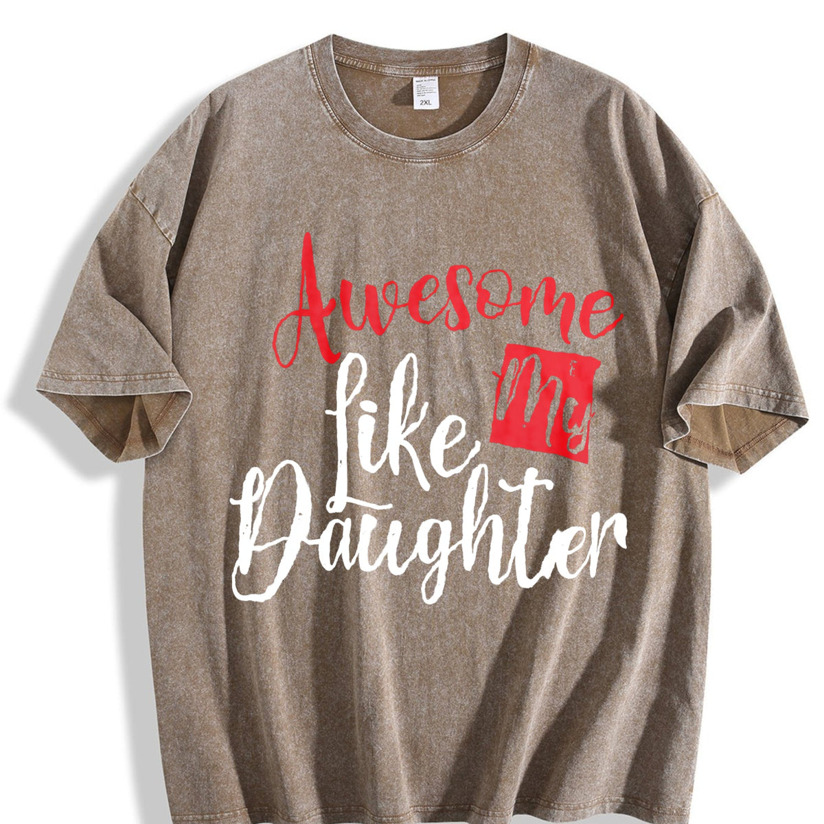 Funny Daughter Wife Slogan Vintage Washed T-Shirt product image 3