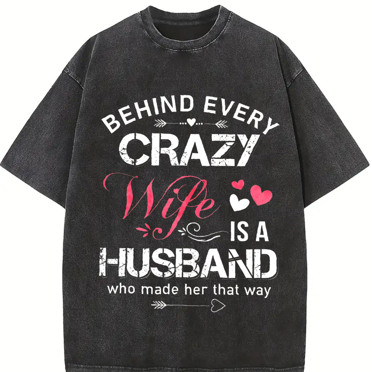 Funny Daughter Wife Slogan Vintage Washed T-Shirt product image 2