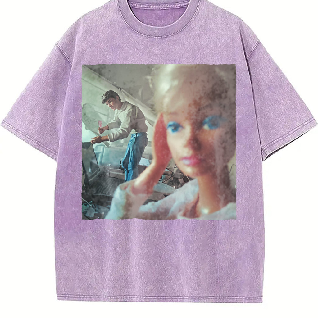 Doll at the Laundromat Vintage Washed T-Shirt product image 6