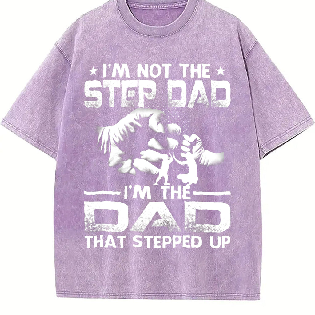 I'm Not The Stepdad Vintage Washed T-Shirt product image 6