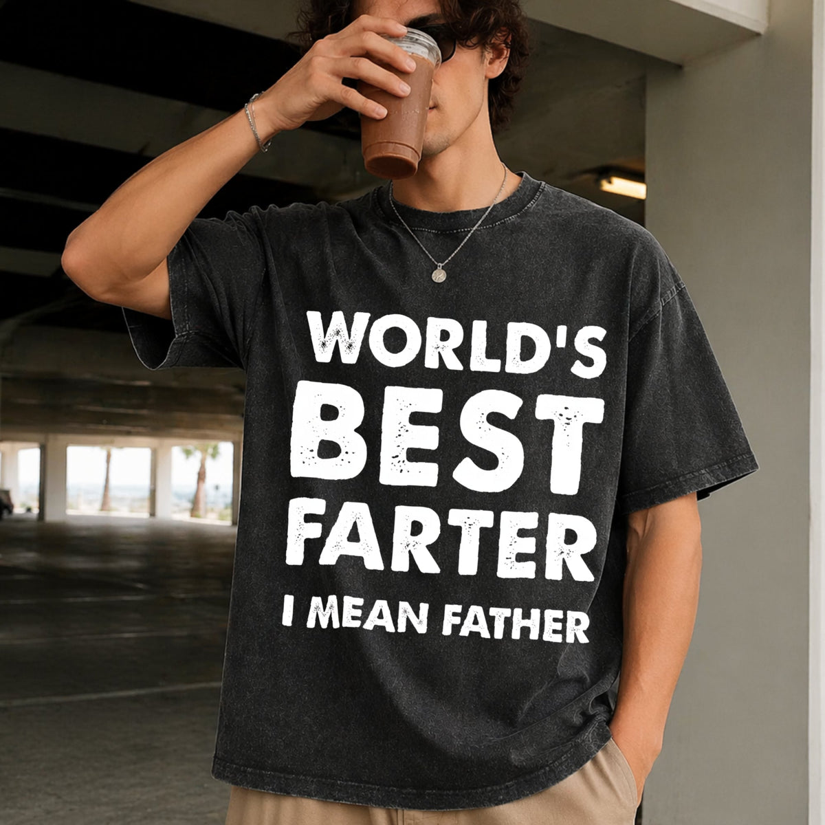 100 Cottonfather's Day Dad World's Best Farter I Mean product image 9