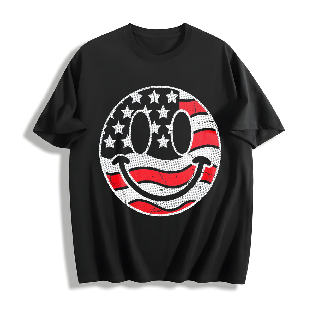 Funny American Flag Smile Sarcastic Fourth Of July Novetly product image 1