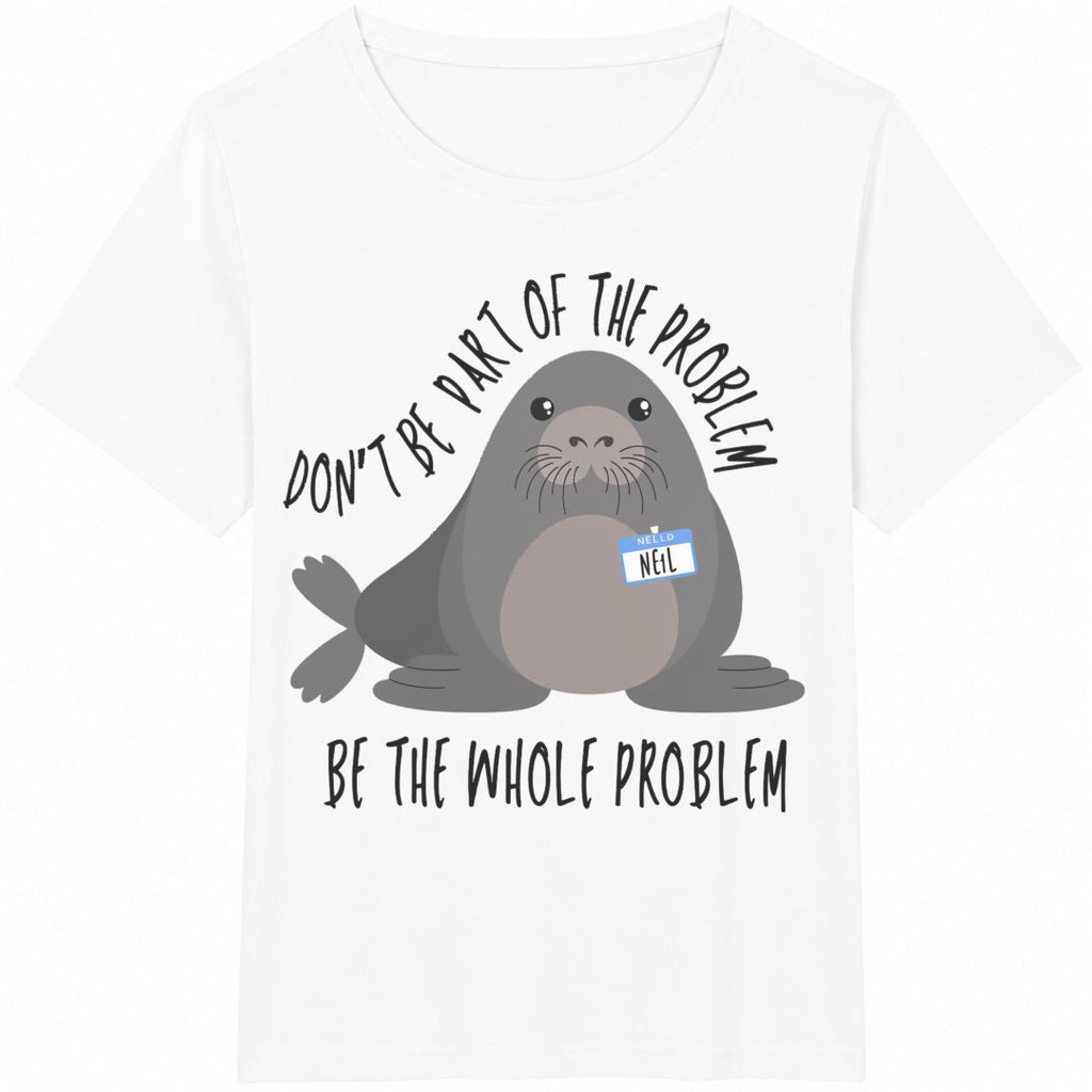 Funny Neil The Seal Cotton T-Shirt product image 2