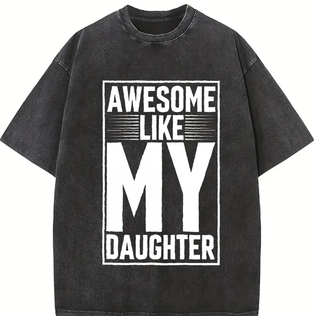 Humorous Slogan For A Daughter And Wife On Vintage Washed product image 2