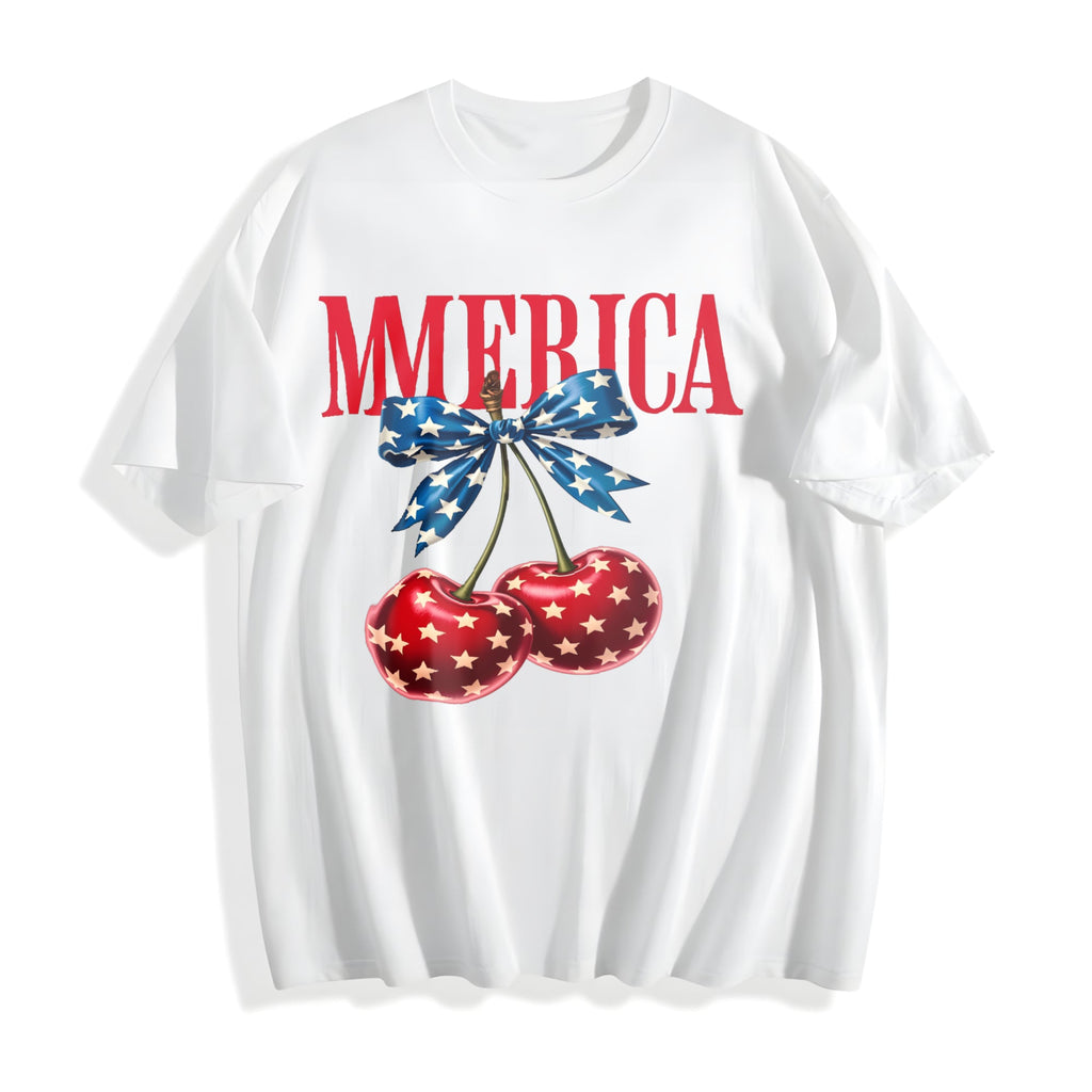 America Cherries Cotton T-Shirt product image 2