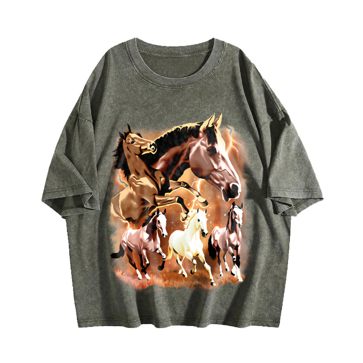 Wild Horses Vintage Washed T-Shirt product image 4