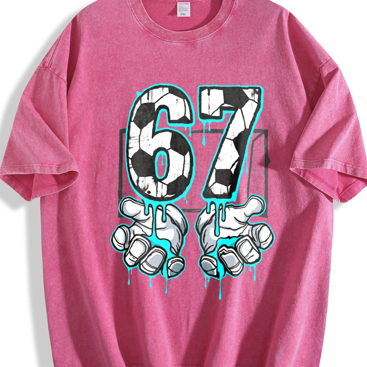 Global Soccer Fan Vintage Washed T-Shirt product image 7
