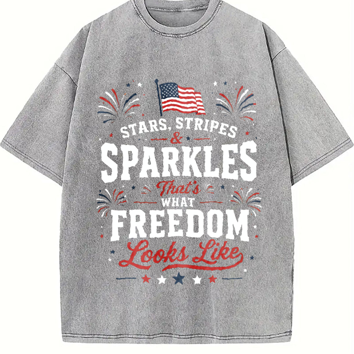 4th Of July - Stars Stripes Sparkles Freedom USA Vintage product image 5