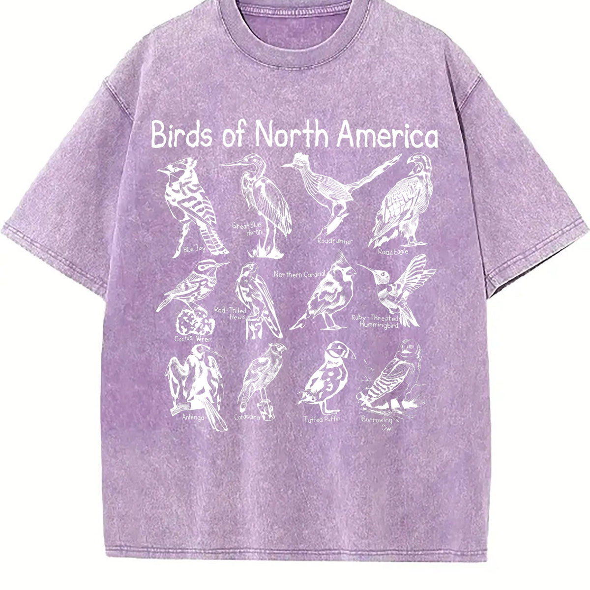 Birds Of North America Vintage Washed T-Shirt product image 6