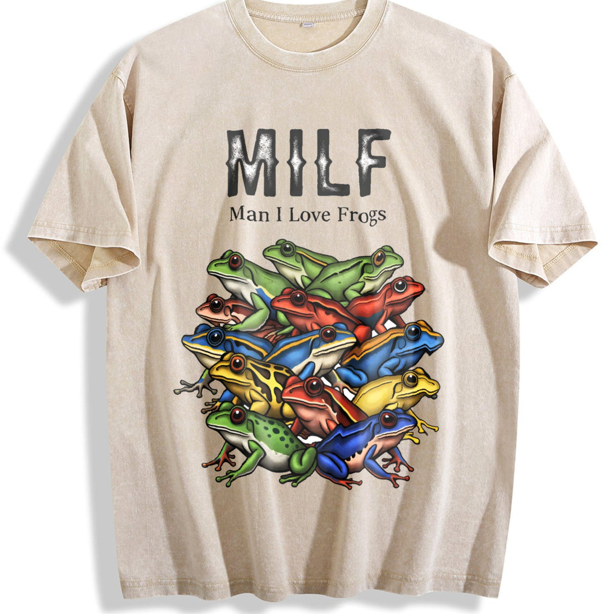 Milf 90s Vintage Washed T-Shirt product image 1