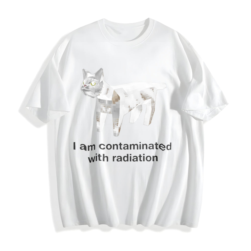 100 I Am Contaminated With Radiation Cotton T-Shirt product image 2